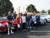 Lined up and ready to go.