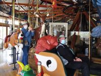 Julie & Andrew enjoy the ride!